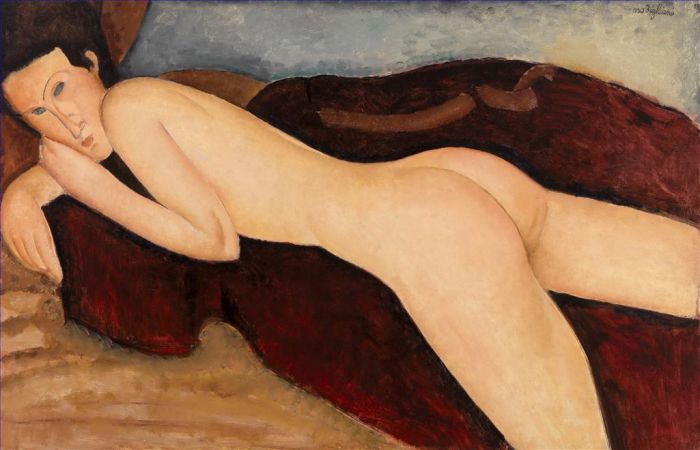 Amedeo Modigliani Ölgemälde - Jetzt lag ich da